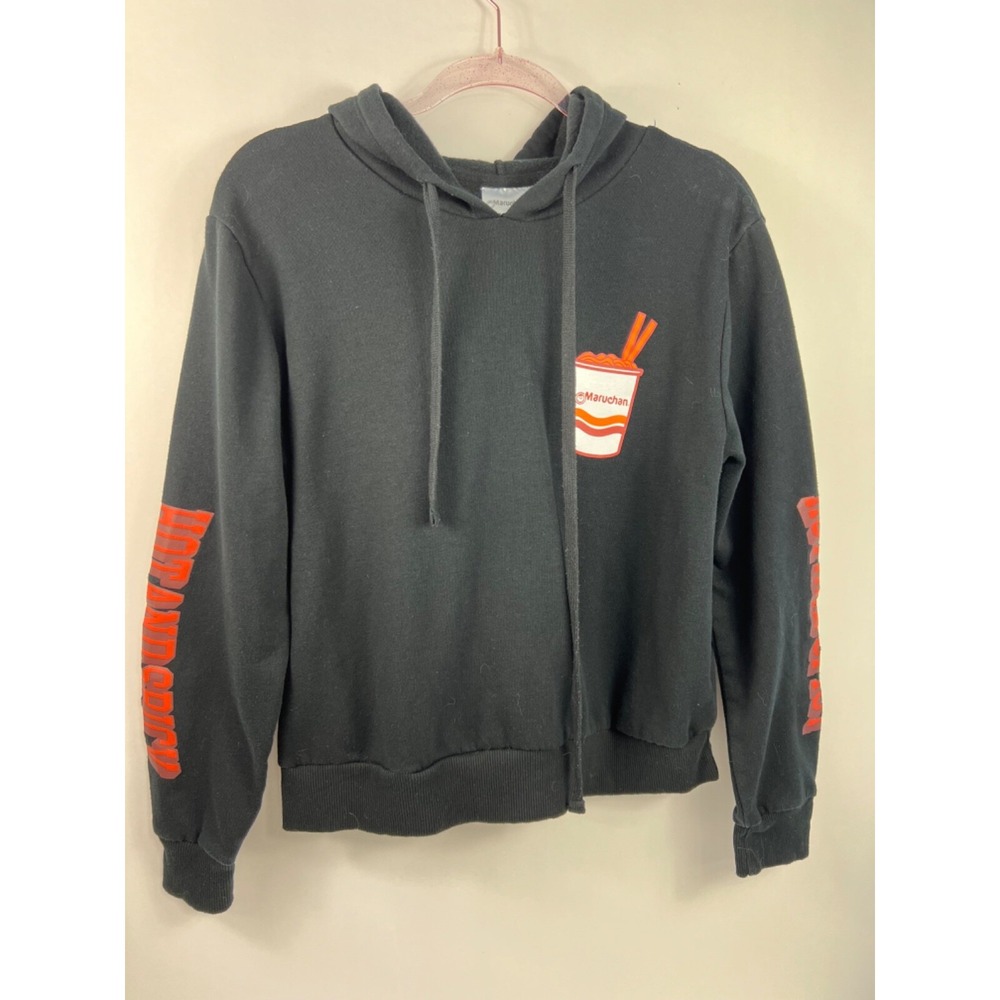 Maruchan Ramen Hoodie Sweatshirt Black Child Teen Size XL